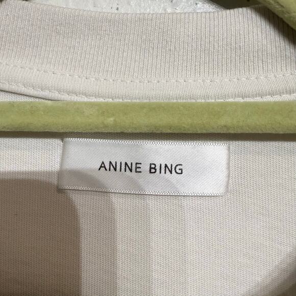 Anine Bing White Los Angeles Graphic Tee Sz XS - Picture 7 of 14